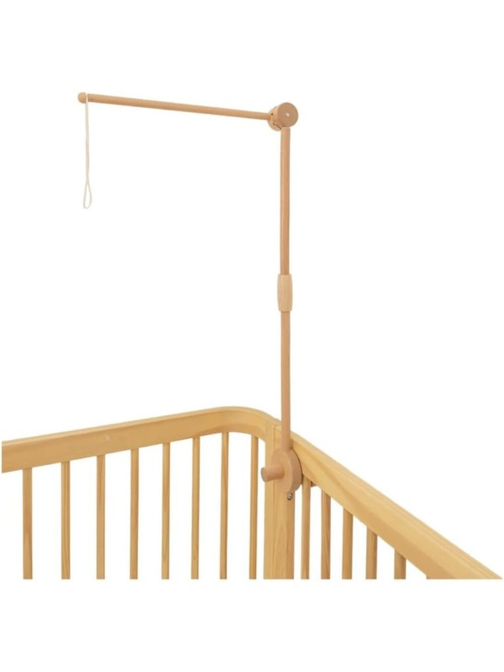 Wooden Baby Crib Mobile Arm - 31 Inch Nursery Decor for Boys & Girls - Stylish